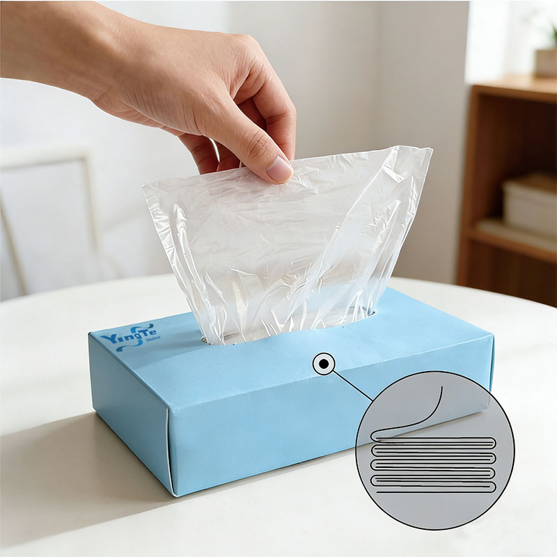 キッチンポリ袋 ティッシュ式